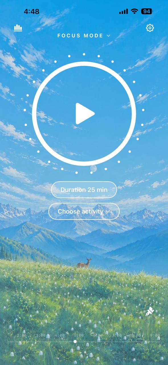 Immerse app blocking screen